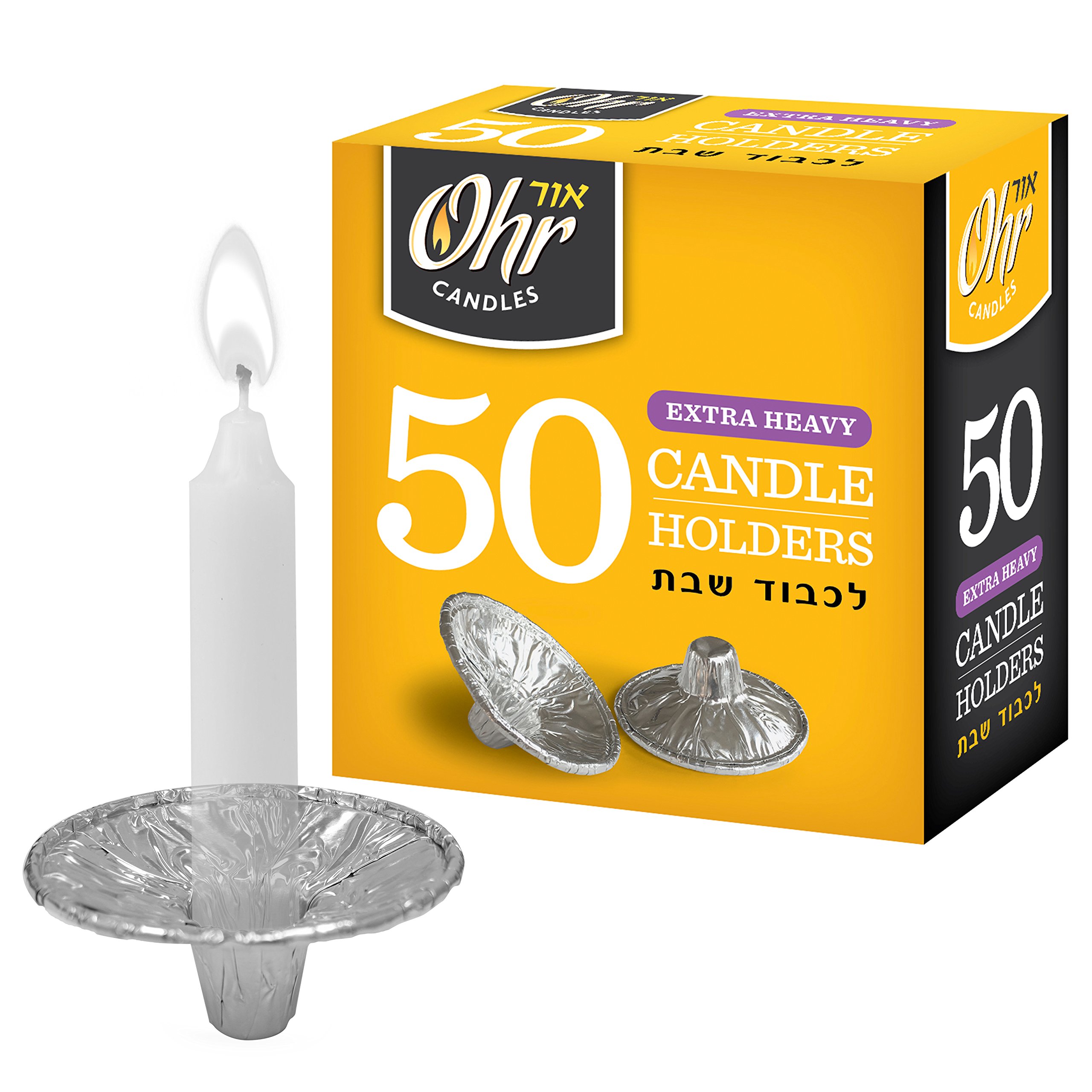 Amazon.com: Ohr Candles Extra Heavy Disposable Aluminium